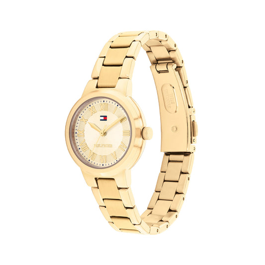Tommy Hilfiger BECCA dameshorloge TH1782905  -  Goudkleurig 28mm