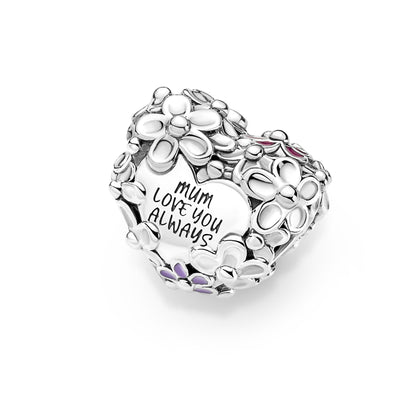 Pandora Moments - Bedel Mum Daisy Heart 791155C01