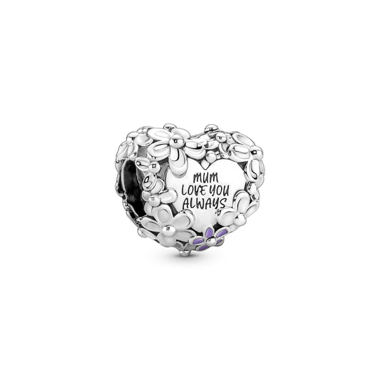 Pandora Moments - Bedel Mum Daisy Heart 791155C01