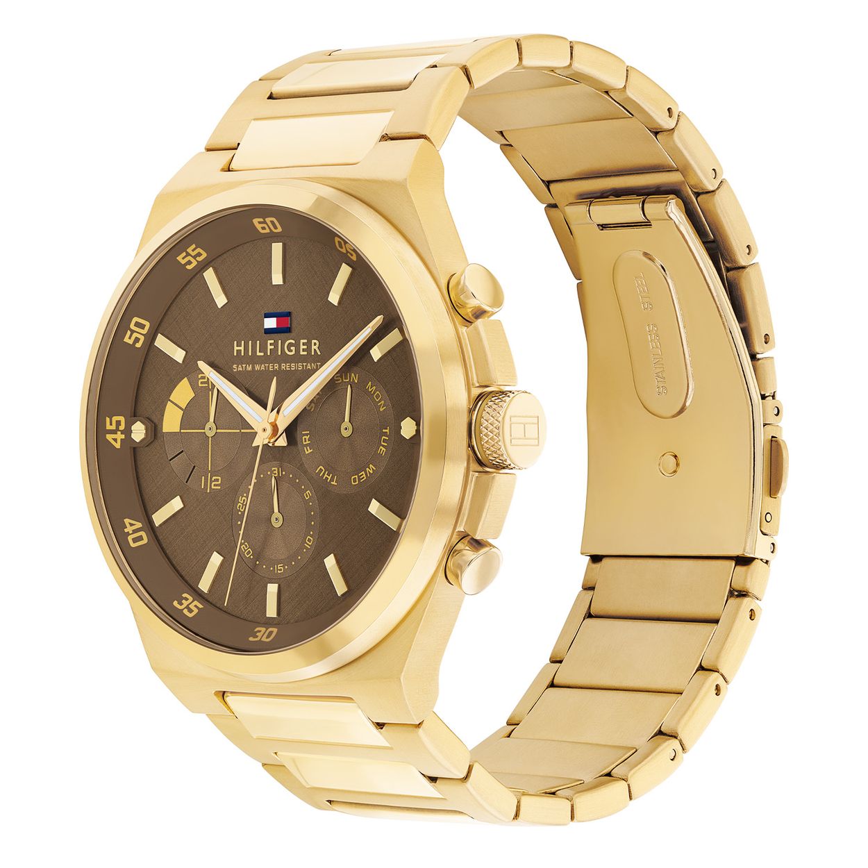 Tommy Hilfiger Goudkleurige Dexter Herenhorloge TH1792090