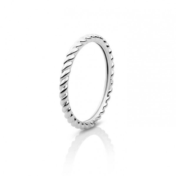 Sparkling Jewels - Zilveren Ring SRI04-54 Twist