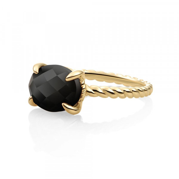 Logisch broeden ding Sparkling Jewels - Gouden Ring SRIG03-G07-56 Twist Onyx | Ringen | Sieraden  | Juwelier Kremer